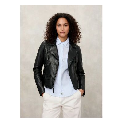 Blauer für Damen. 26SBLDL02449 Jenkins Lederjacke schwarz (L), Lässig Blauer für Damen. 26SBLDL02449 Jenkins Lederjacke schwarz (L), Lässig