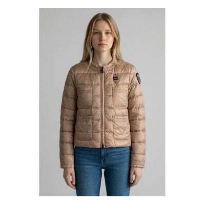Blauer für Damen. 26SBLDC03168 Rosa-beige Jacke (M), Lässig, Polyester Blauer für Damen. 26SBLDC03168 Rosa-beige Jacke (M), Lässig, Polyester