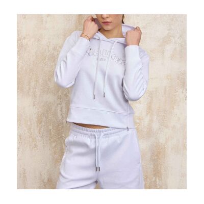 Blauer für Damen. 25SBLDF08078 Fayette Kapuzenpulli mit Reißverschluss weiß (L), Lässig, Baumwolle Blauer für Damen. 25SBLDF08078 Fayette Kapuzenpulli mit Reißverschluss weiß (L), Lässig, Baumwolle