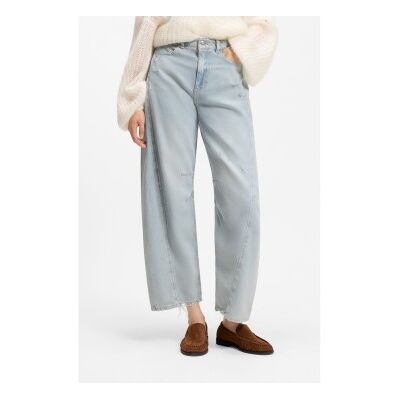 Boss für Damen. 50558722 Blaue Relaxed Fit Jeans mit Ballonbein (30/30), Lässig, Denim, Polyester Boss für Damen. 50558722 Blaue Relaxed Fit Jeans mit Ballonbein (30/30), Lässig, Denim, Polyester