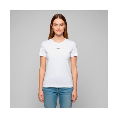 Boss für Damen. 50554696 Elove T-shirt weiß (S), Lässig, Baumwolle, Kurzarm Boss für Damen. 50554696 Elove T-shirt weiß (S), Lässig, Baumwolle, Kurzarm