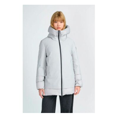 Canadian Classics für Damen. CN.G224111W Becancour-Mantel blau-grau (M), Lässig, Polyester Canadian Classics für Damen. CN.G224111W Becancour-Mantel blau-grau (M), Lässig, Polyester