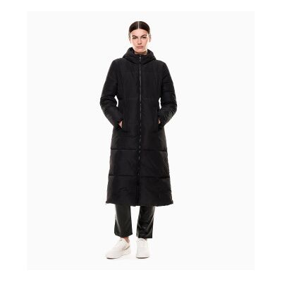 EA7 für Damen. 7W000454_AF16074 Langer Wintermantel schwarz (S), Lässig, Polyester EA7 für Damen. 7W000454_AF16074 Langer Wintermantel schwarz (S), Lässig, Polyester