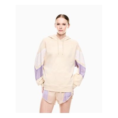 EA7 für Damen. 7W001009_AF12473 Kapuzenpullover aus Baumwollmischung in Beige (M), Lässig, Baumwolle EA7 für Damen. 7W001009_AF12473 Kapuzenpullover aus Baumwollmischung in Beige (M), Lässig, Baumwolle