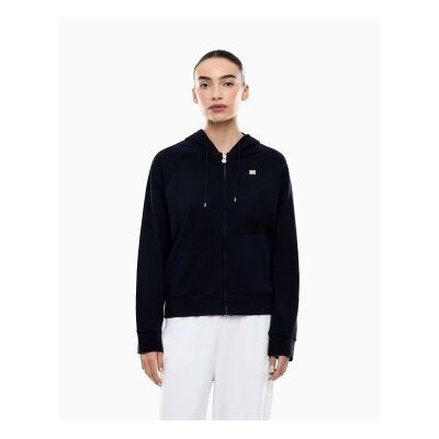 EA7 für Damen. 7W000458_AF13135 Sweatshirt CORE LADY blau (M), Lässig, Baumwolle, Marine EA7 für Damen. 7W000458_AF13135 Sweatshirt CORE LADY blau (M), Lässig, Baumwolle, Marine
