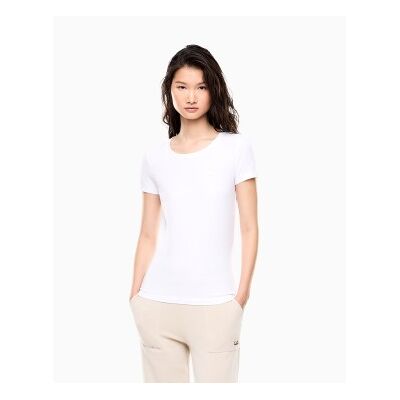 EA7 für Damen. 7W001045_AF10373 Core T-Shirt weiß (XXS), Lässig, Baumwolle, Kurzarm EA7 für Damen. 7W001045_AF10373 Core T-Shirt weiß (XXS), Lässig, Baumwolle, Kurzarm