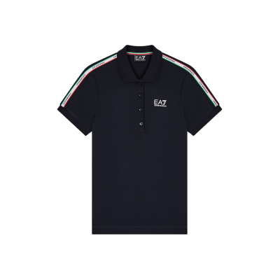 EA7 für Damen. 7W001221_AF12503 Polo Italian Spirit blau (XXS), Lässig, Baumwolle, Kurzarm, Marine EA7 für Damen. 7W001221_AF12503 Polo Italian Spirit blau (XXS), Lässig, Baumwolle, Kurzarm, Marine