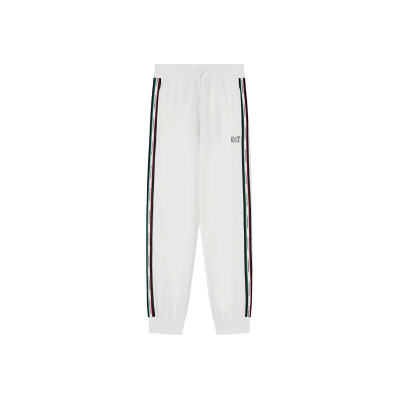 EA7 für Damen. 7W001225_AF12660 Lange Hose Italian Spirit weiß (L), Lässig, Baumwolle EA7 für Damen. 7W001225_AF12660 Lange Hose Italian Spirit weiß (L), Lässig, Baumwolle