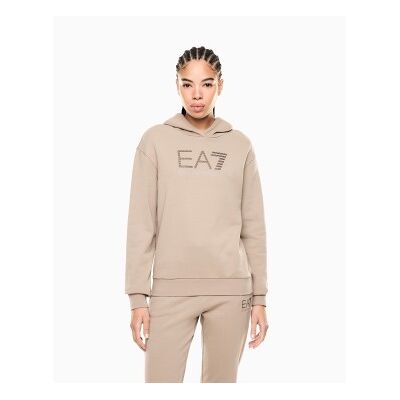 EA7 für Damen. 7W000537_AF15831 Logo Series beige Sweatshirt (XXS), Lässig, Baumwolle, Kurzarm EA7 für Damen. 7W000537_AF15831 Logo Series beige Sweatshirt (XXS), Lässig, Baumwolle, Kurzarm