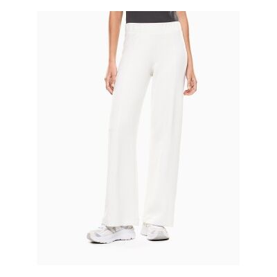 EA7 für Damen. 7W001017_AF24375 Elastische Strickhose Precious weiß (S), Lässig, Polyester EA7 für Damen. 7W001017_AF24375 Elastische Strickhose Precious weiß (S), Lässig, Polyester