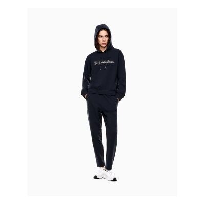 EA7 für Damen. 7W000990_AF12502 Elastischer Baumwoll-Mix Trainingsanzug marineblau (XXS), Lässig, Sportlich, Baumwolle, Langarm EA7 für Damen. 7W000990_AF12502 Elastischer Baumwoll-Mix Trainingsanzug marineblau (XXS), Lässig, Sportlich, Baumwolle, Langarm