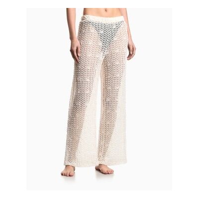 Giorgio Armani Emporio Armani für Damen. EW003420_AF20251 Beige Strandhose (S), Lässig, Baumwolle Giorgio Armani Emporio Armani für Damen. EW003420_AF20251 Beige Strandhose (S), Lässig, Baumwolle