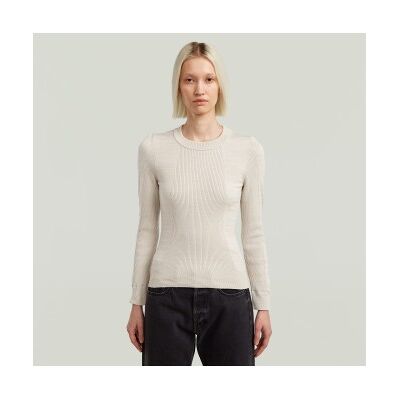 G-Star für Damen. D27170-C259-G908 3D Biker Pullover beige (XXS), Lässig, Baumwolle, Langarm G-Star für Damen. D27170-C259-G908 3D Biker Pullover beige (XXS), Lässig, Baumwolle, Langarm
