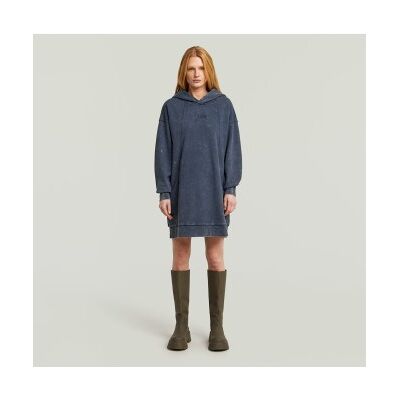 G-Star für Damen. D27165-D969-H598 Sweatshirtkleid A line blau (XXS), Lässig, Baumwolle, Langarm G-Star für Damen. D27165-D969-H598 Sweatshirtkleid A line blau (XXS), Lässig, Baumwolle, Langarm