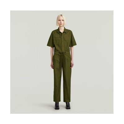 G-Star für Damen. D26923-D388-C793 Armeegrüner Jumpsuit (XS), Lässig, Baumwolle, Kurzarm G-Star für Damen. D26923-D388-C793 Armeegrüner Jumpsuit (XS), Lässig, Baumwolle, Kurzarm