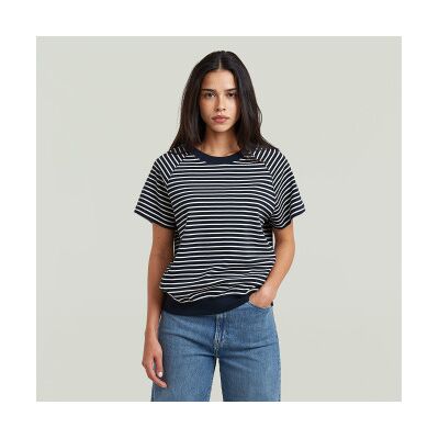 G-Star für Damen. D24512-D979-D517 Raglan-T-Shirt schwarz (32/32), Lässig, Baumwolle, Kurzarm G-Star für Damen. D24512-D979-D517 Raglan-T-Shirt schwarz (32/32), Lässig, Baumwolle, Kurzarm