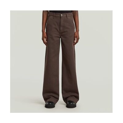 G-Star für Damen. D26432-E078-H178 Jeans Deck 2.0 High Loose Chino braun (29/30), Lässig, Baumwolle G-Star für Damen. D26432-E078-H178 Jeans Deck 2.0 High Loose Chino braun (29/30), Lässig, Baumwolle
