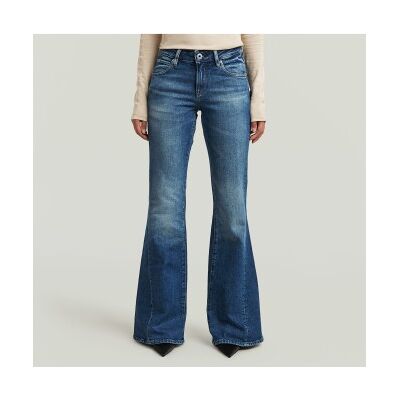 G-Star für Damen. D28831-E106-D885 Stevey 3D-Schlaghose blau (27/30), Lässig, Baumwolle, Denim G-Star für Damen. D28831-E106-D885 Stevey 3D-Schlaghose blau (27/30), Lässig, Baumwolle, Denim