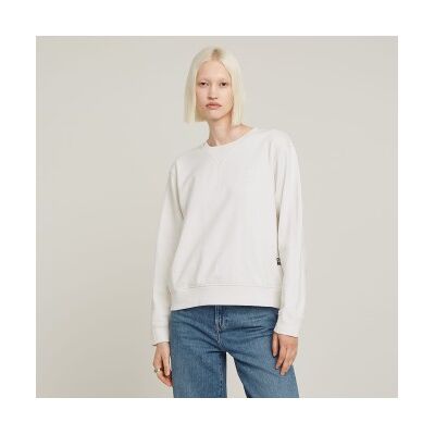 G-Star für Damen. D26326-D566-1284 Sweatshirt Nifous weiß (M), Lässig, Baumwolle G-Star für Damen. D26326-D566-1284 Sweatshirt Nifous weiß (M), Lässig, Baumwolle