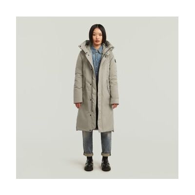 G-Star für Damen. D26969-D908-G106 Vodan 2.0 Mantel grau (S), Lässig, Polyester G-Star für Damen. D26969-D908-G106 Vodan 2.0 Mantel grau (S), Lässig, Polyester