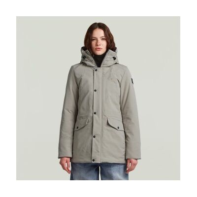 G-Star für Damen. D26966-D908-G106 Vodan 2.0 Mantel Kurz Grau (XXS), Lässig, Polyester G-Star für Damen. D26966-D908-G106 Vodan 2.0 Mantel Kurz Grau (XXS), Lässig, Polyester