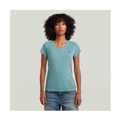 G-Star für Damen. D24533-B059-H888 T-shirt Overdyed Eyben Slim V 2.0 blau (31/32), Lässig, Baumwolle, Kurzarm G-Star für Damen. D24533-B059-H888 T-shirt Overdyed Eyben Slim V 2.0 blau (31/32), Lässig, Baumwolle, Kurzarm