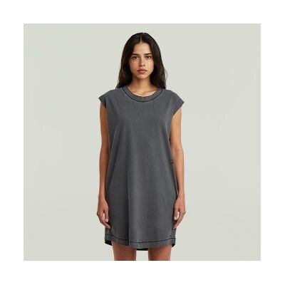 G-Star für Damen. D28704-E401-B564 Gewaschenes graues Kleid (36/32), Lässig, Baumwolle, Ärmellos / Hosenträger G-Star für Damen. D28704-E401-B564 Gewaschenes graues Kleid (36/32), Lässig, Baumwolle, Ärmellos / Hosenträger