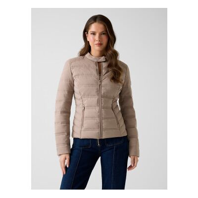 Guess für Damen. W6RL02WJ492 Gesteppte Jacke mit braunem 4G-Logo (XXL), Lässig, Polyester Guess für Damen. W6RL02WJ492 Gesteppte Jacke mit braunem 4G-Logo (XXL), Lässig, Polyester