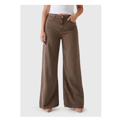 Guess für Damen. W5RA82WFD53 Bellflower Hose braun (32), Lässig, Lyocell Guess für Damen. W5RA82WFD53 Bellflower Hose braun (32), Lässig, Lyocell