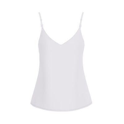 Guess für Damen. W6GH30W1845 Top Caroline Logo Tank weiß (M), Polyester, Ärmellos / Hosenträger Guess für Damen. W6GH30W1845 Top Caroline Logo Tank weiß (M), Polyester, Ärmellos / Hosenträger