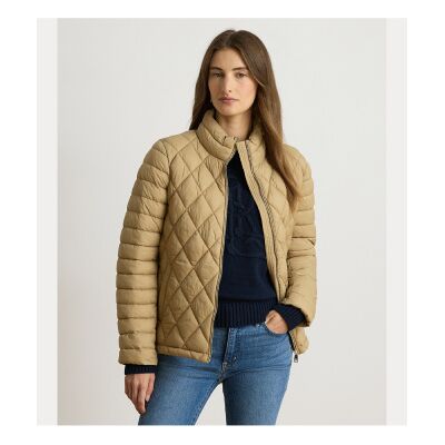 Lauren Ralph Lauren für Damen. 297P18070002 Jacke Mix beige (S), Lässig, Recyceltes Nylon Lauren Ralph Lauren für Damen. 297P18070002 Jacke Mix beige (S), Lässig, Recyceltes Nylon