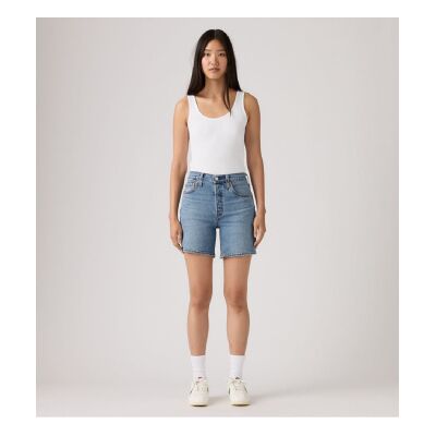 Levi's für Damen. A9296-0006 Shorts 501 Mid Thigh Lightweight blau (25), Lässig, Baumwolle, Denim Levi's für Damen. A9296-0006 Shorts 501 Mid Thigh Lightweight blau (25), Lässig, Baumwolle, Denim