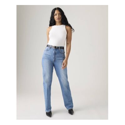 Levi's für Damen. 79078-0008 Blaue Jeans in voller Länge mit Rippenkorb (27/32), Lässig, Baumwolle, Denim Levi's für Damen. 79078-0008 Blaue Jeans in voller Länge mit Rippenkorb (27/32), Lässig, Baumwolle, Denim