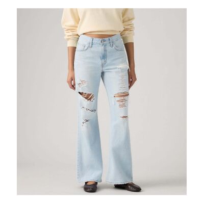 Levi's für Damen. 005DO-0009 Jeans Loose Boot hellblau (26/31), Lässig, Baumwolle, Denim Levi's für Damen. 005DO-0009 Jeans Loose Boot hellblau (26/31), Lässig, Baumwolle, Denim