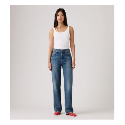 Levi's für Damen. 79078-0061 Blaue Jeans in voller Länge mit Rippenkorb (25/32), Lässig, Baumwolle, Denim Levi's für Damen. 79078-0061 Blaue Jeans in voller Länge mit Rippenkorb (25/32), Lässig, Baumwolle, Denim