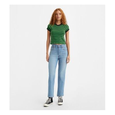 Levi's für Damen. 72693-0165 Ribcage gerade Knöcheljeans blau (27/27), Lässig, Baumwolle, Denim Levi's für Damen. 72693-0165 Ribcage gerade Knöcheljeans blau (27/27), Lässig, Baumwolle, Denim