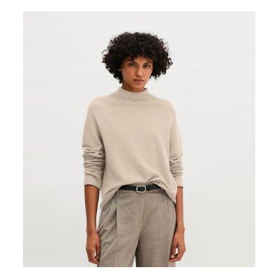 Marc O' Polo für Damen. 5000011956 Entspannter nahtloser Pullover in Beige (M), Lässig, Baumwolle Marc O' Polo für Damen. 5000011956 Entspannter nahtloser Pullover in Beige (M), Lässig, Baumwolle