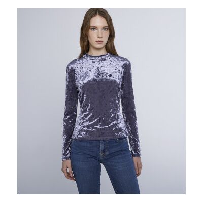 Marella für Damen. 2423946035200 Balera T-shirt blau liloso (S), Lässig, Polyester, Langarm Marella für Damen. 2423946035200 Balera T-shirt blau liloso (S), Lässig, Polyester, Langarm