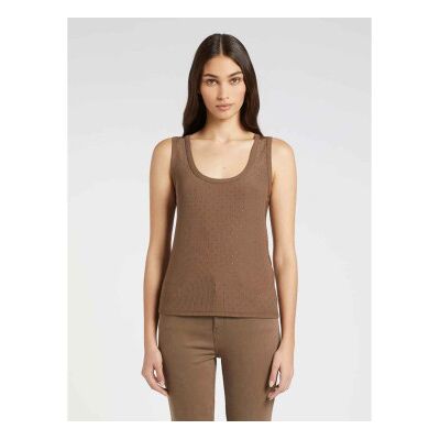 Marella für Damen. 2613941025200 Mlmoratabling T-shirt braun (S), Lässig, Baumwolle, Ärmellos / Hosenträger Marella für Damen. 2613941025200 Mlmoratabling T-shirt braun (S), Lässig, Baumwolle, Ärmellos / Hosenträger