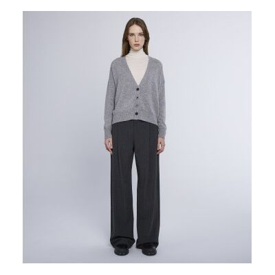 Marella für Damen. 2423346034200 Skorpion Strickjacke grau (M), Lässig, Wolle Marella für Damen. 2423346034200 Skorpion Strickjacke grau (M), Lässig, Wolle