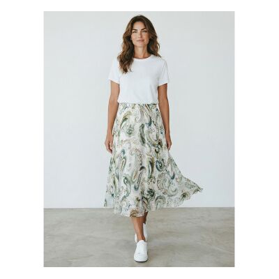 Marella für Damen. 2613101102200 Rock Mllfaelan weiß, mehrfarbig (42), Lässig, Viskose Marella für Damen. 2613101102200 Rock Mllfaelan weiß, mehrfarbig (42), Lässig, Viskose