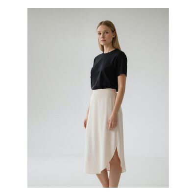 Marella für Damen. 2613101065200 Mlmferito beige Rock (40), Lässig, Viskose Marella für Damen. 2613101065200 Mlmferito beige Rock (40), Lässig, Viskose