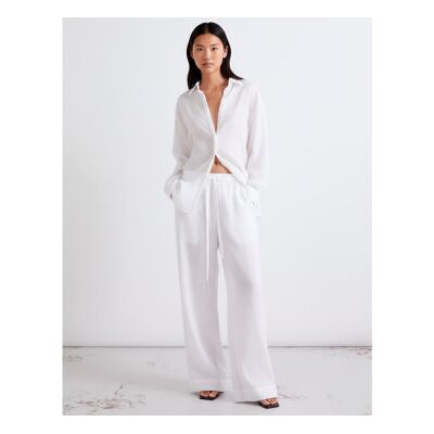 Marella für Damen. 2613131084200 Mlsuomo Hose weiß (40), Lässig, Leinen Marella für Damen. 2613131084200 Mlsuomo Hose weiß (40), Lässig, Leinen