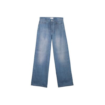 Marella für Damen. 2613131174200 Milspagina blaue Schlabberhose (42), Denim, Lyocell Marella für Damen. 2613131174200 Milspagina blaue Schlabberhose (42), Denim, Lyocell