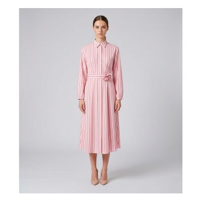 Marella für Damen. 2513221111200 Denis Kleid rosa (38), Lässig, Viskose, Langarm Marella für Damen. 2513221111200 Denis Kleid rosa (38), Lässig, Viskose, Langarm