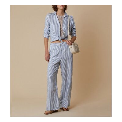 PennyBlack für Damen. 2511131233200 Zuara Hose blau (M/L), Lässig, Leinen PennyBlack für Damen. 2511131233200 Zuara Hose blau (M/L), Lässig, Leinen