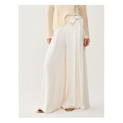 PennyBlack für Damen. 2611131072200 Pbplana beige weite Hose (40), Lässig, Polyester PennyBlack für Damen. 2611131072200 Pbplana beige weite Hose (40), Lässig, Polyester