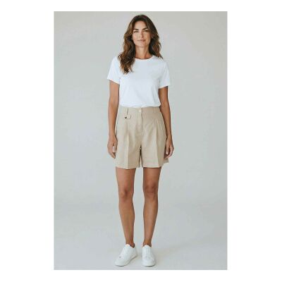 PennyBlack für Damen. 2611141023200 Leinen-Shorts Pbbaddobbo beige (46), Lässig PennyBlack für Damen. 2611141023200 Leinen-Shorts Pbbaddobbo beige (46), Lässig