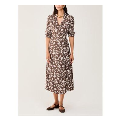 PennyBlack für Damen. 2611221233200 Braunes Pbbalbino-Kleid (46), Lässig, Viskose, Langarm PennyBlack für Damen. 2611221233200 Braunes Pbbalbino-Kleid (46), Lässig, Viskose, Langarm
