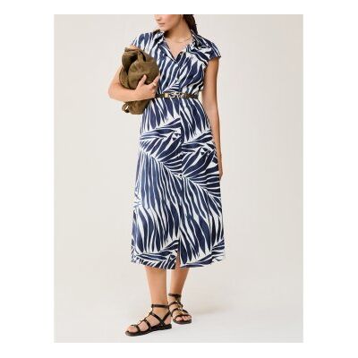 PennyBlack für Damen. 2611221213200 Pbbgioire Kleid blau (44), Lässig, Baumwolle, Kurzarm PennyBlack für Damen. 2611221213200 Pbbgioire Kleid blau (44), Lässig, Baumwolle, Kurzarm